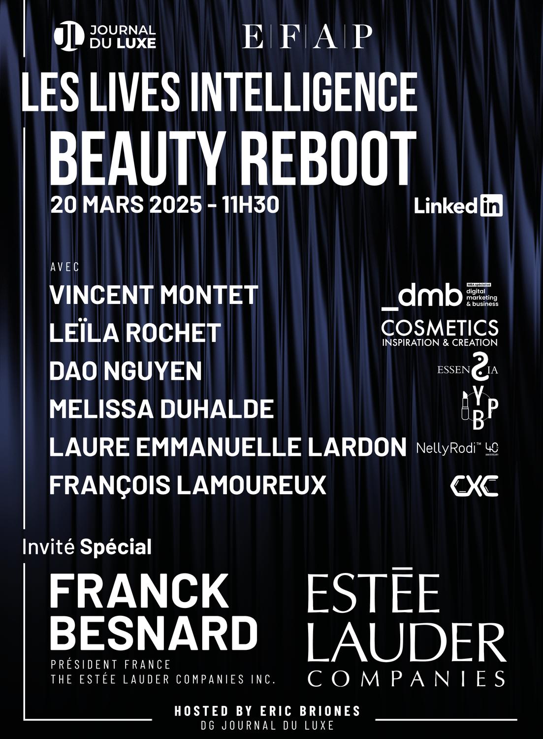 Live Special Intelligence「Beauty Reboot」：3月20日の会議
