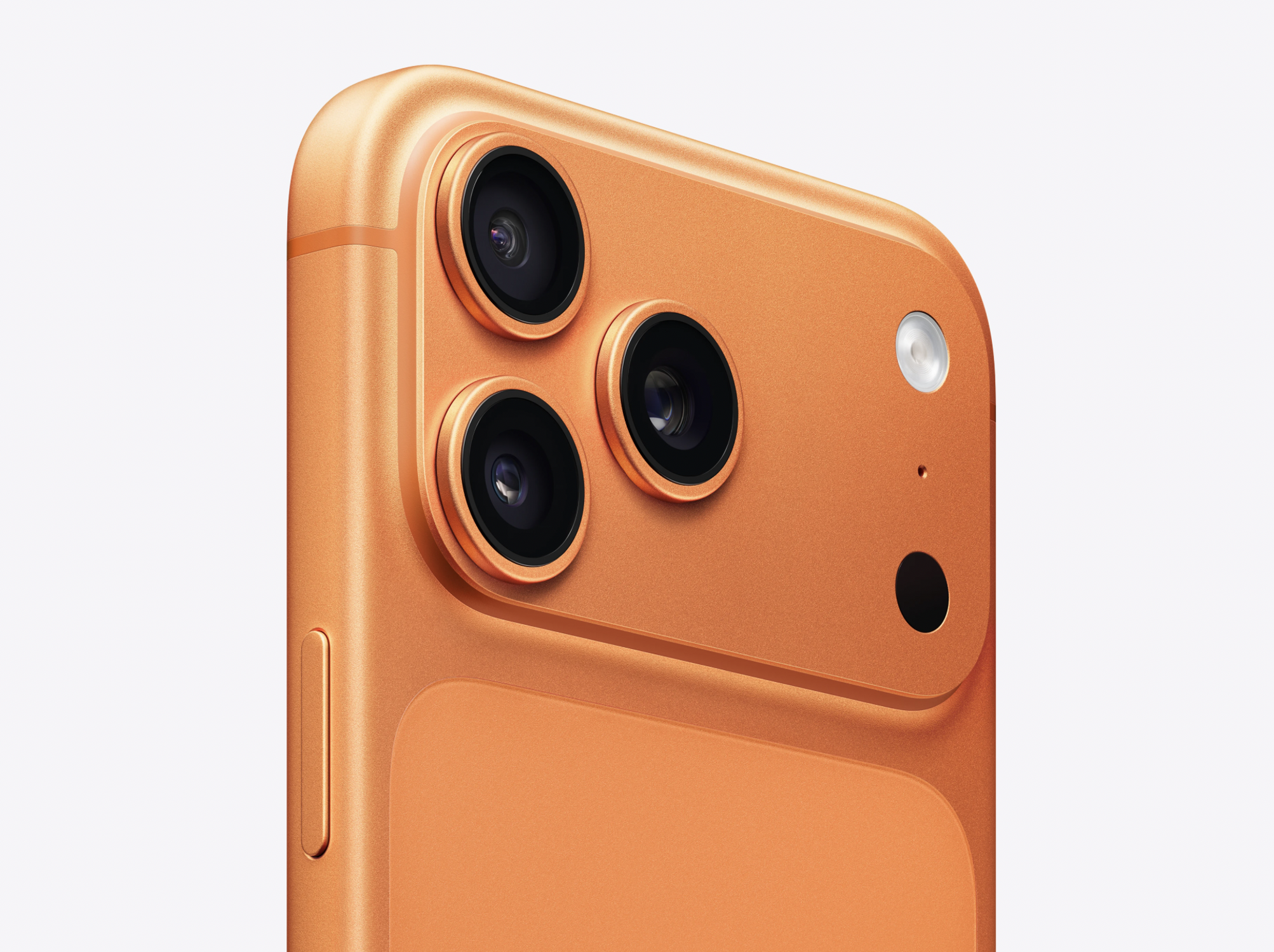 iphone 17 de couleur orange cosmic "hermes"