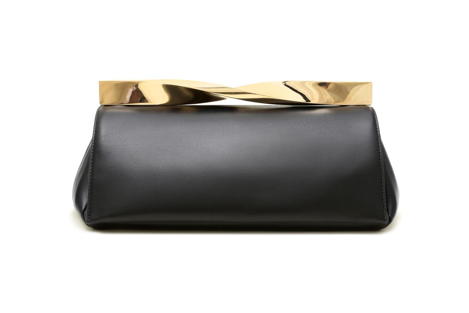 aquazzura twist clutch