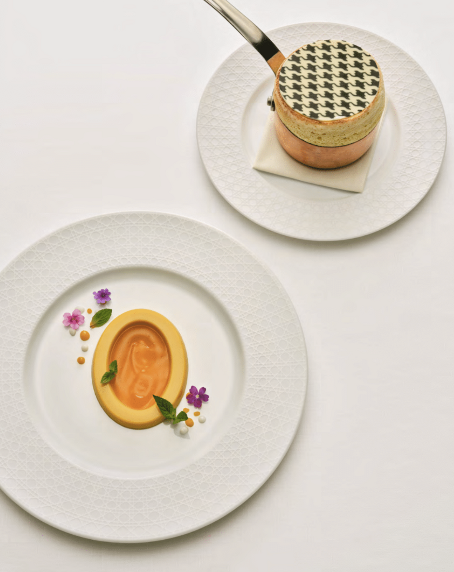 menu du restaurant monsieur dior à milan