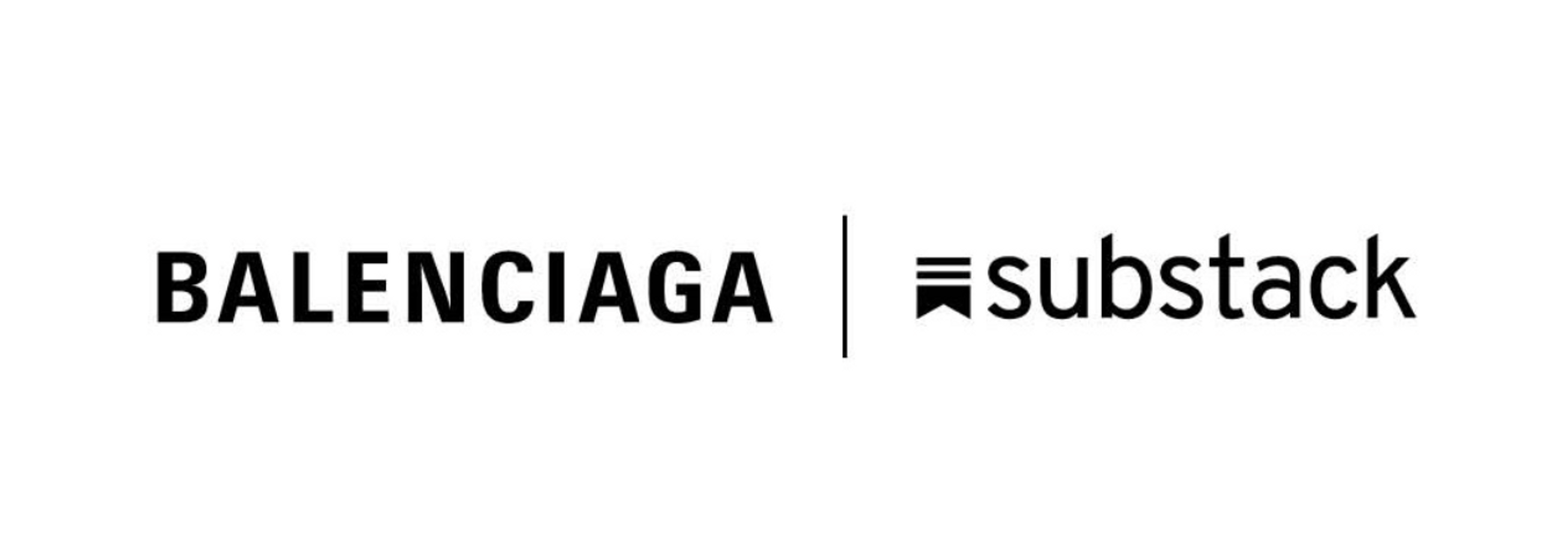 collaboration entre balenciaga et substack
