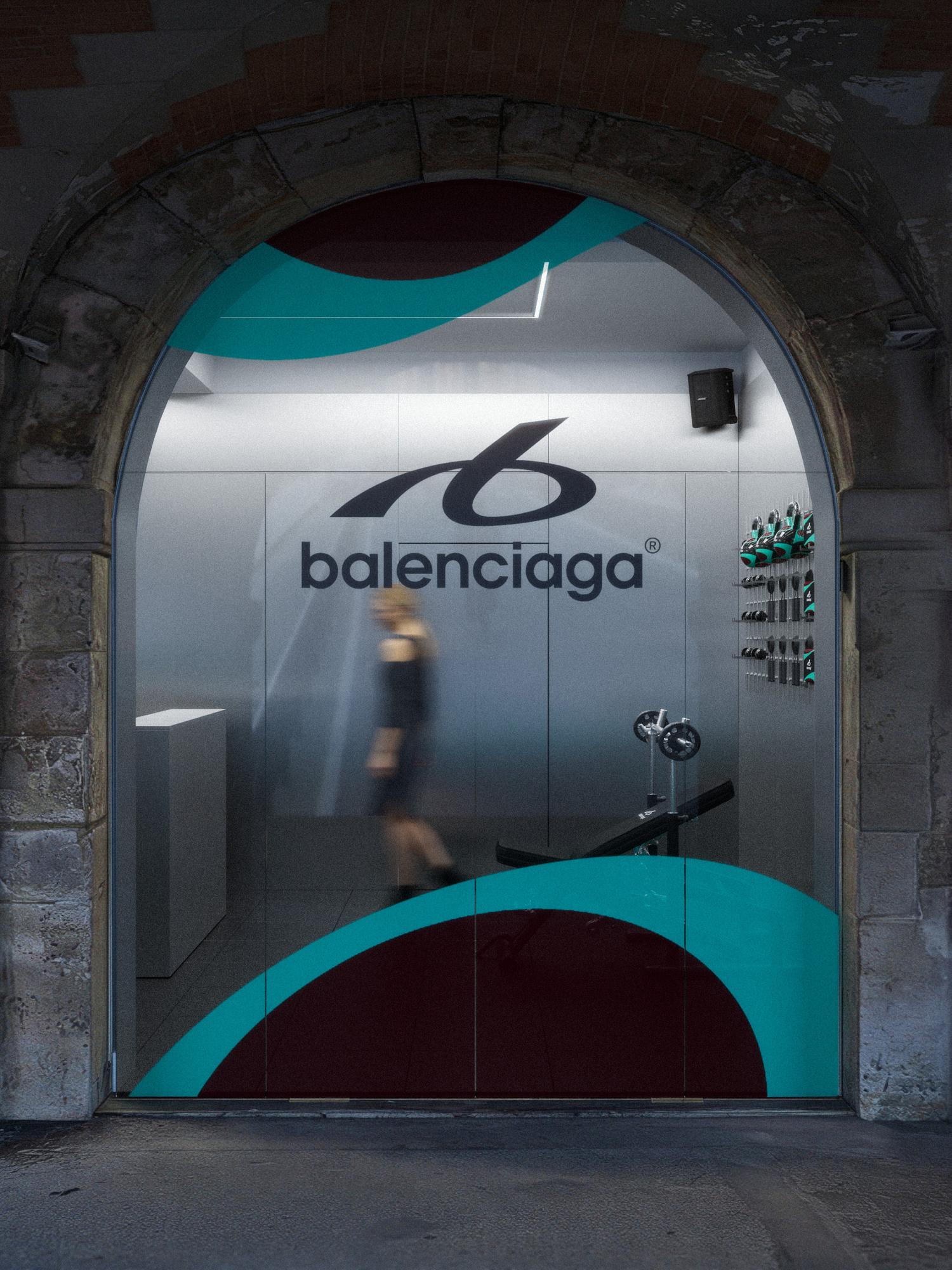 pop up balenciaga boost paris