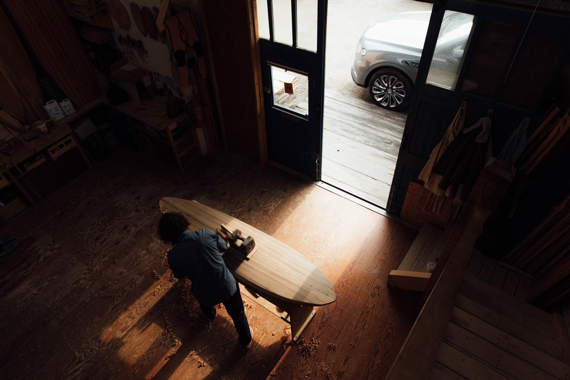bentley surfboard de luxe en bois