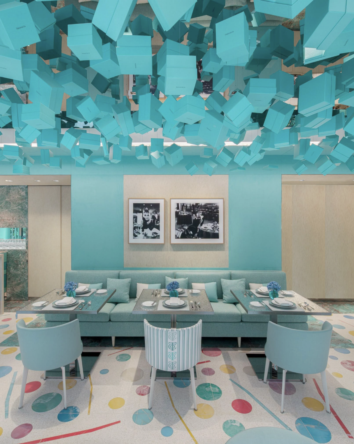 Blue Box Café, Tiffany & co