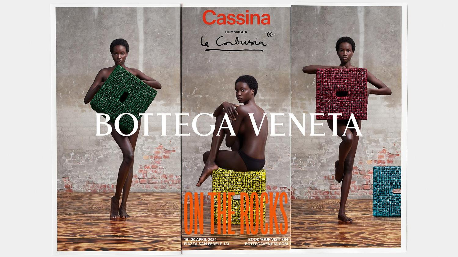 bottega veneta cassina salone del mobile 2024 luxe