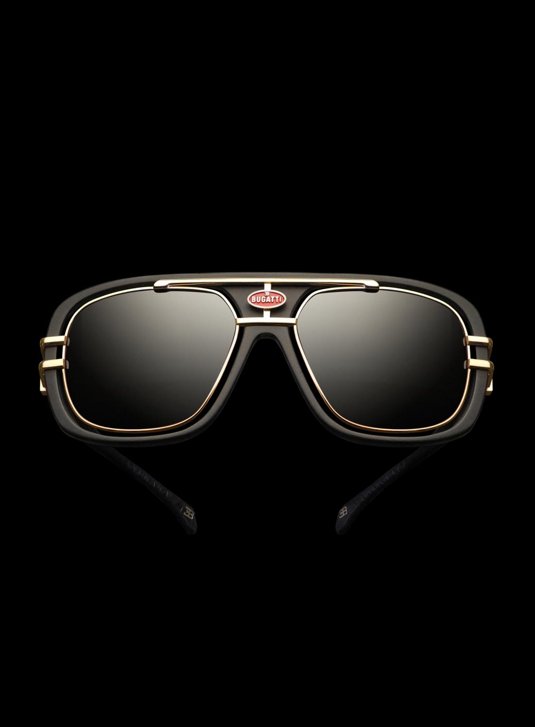 Lunettes Bugatti 375 03 XL - Monture Or Ovale Bois/métal - Neuf Sans étiquette