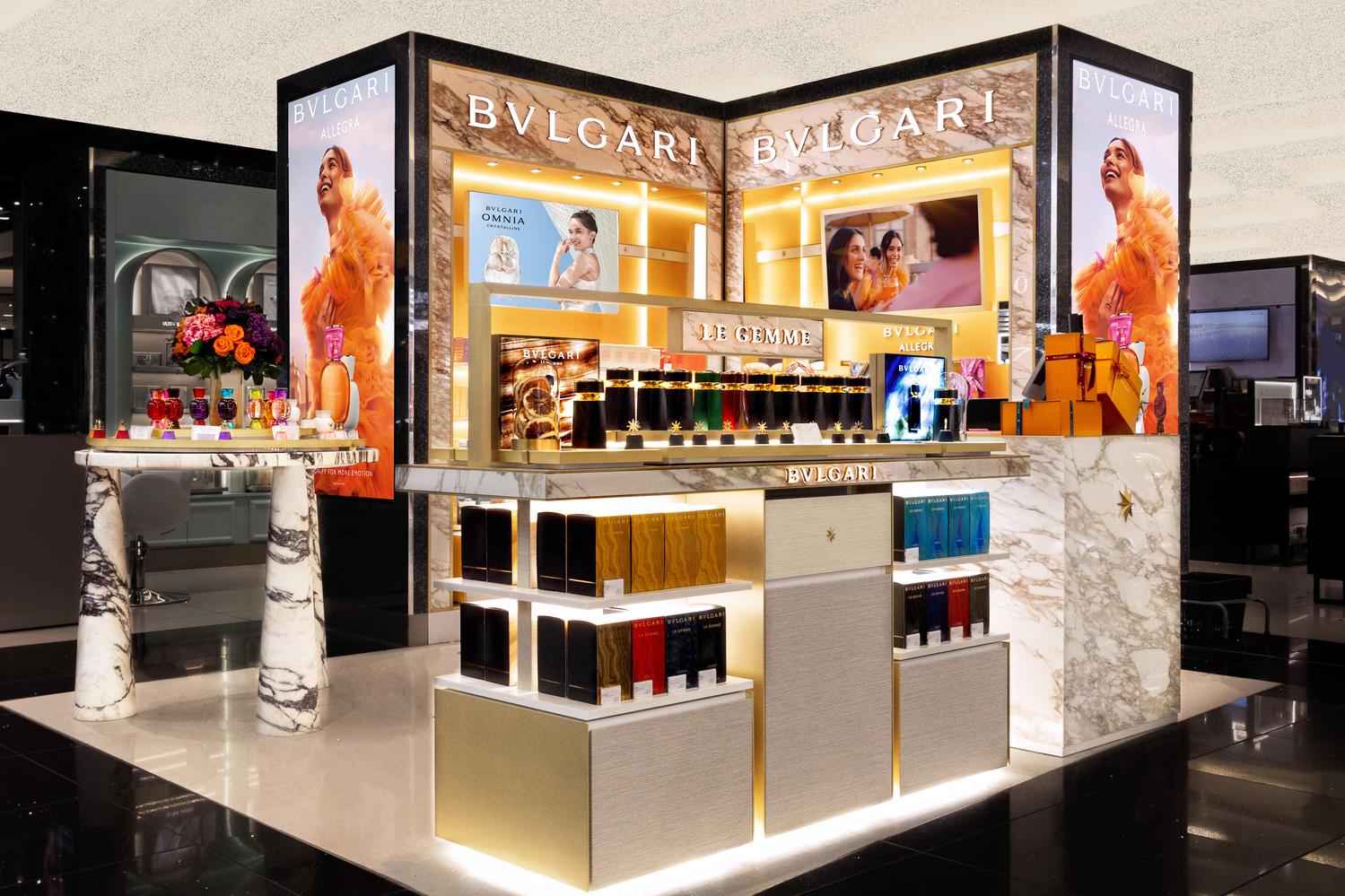 Haute parfumerie bulgari en aéroports