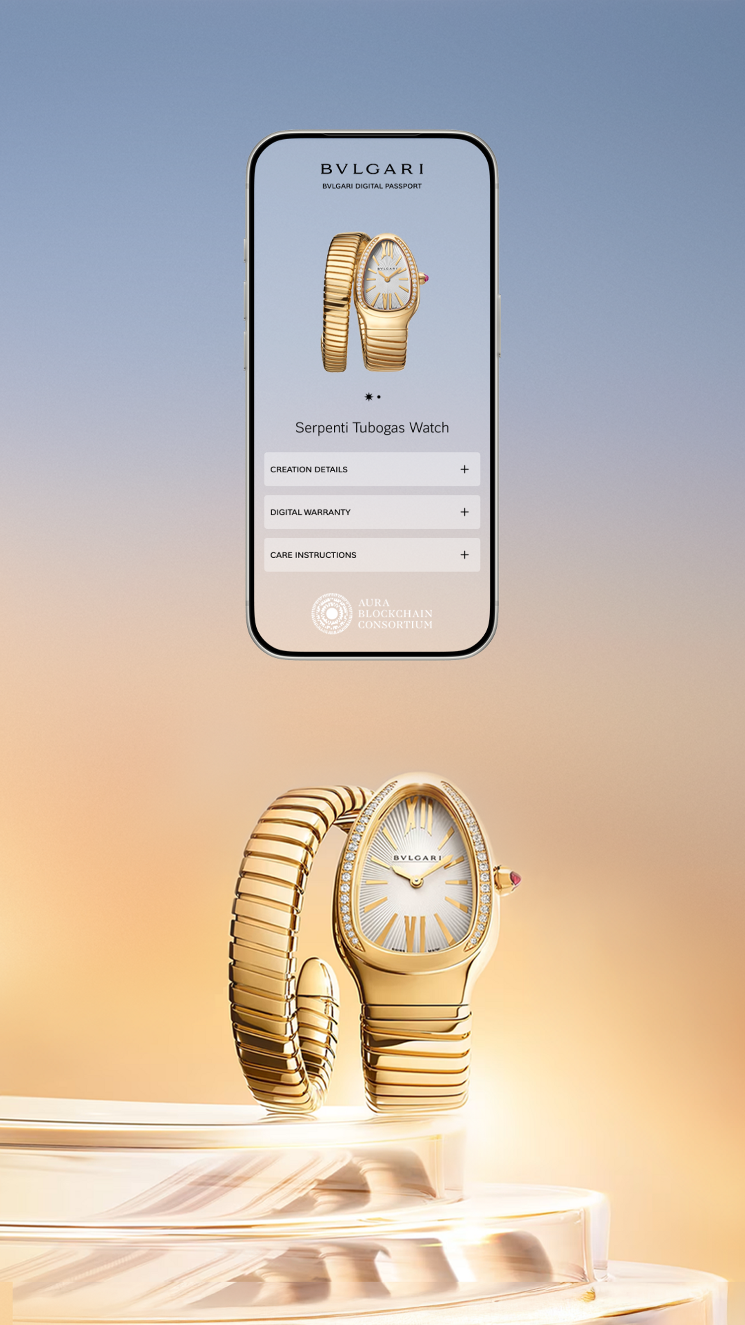 aura blockchain joaillerie bvlgari