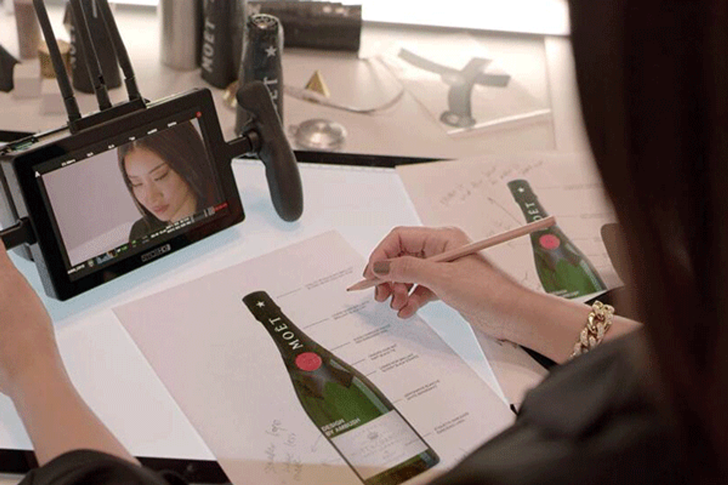 Moët & Chandon s'offre sa première collaboration internationale.