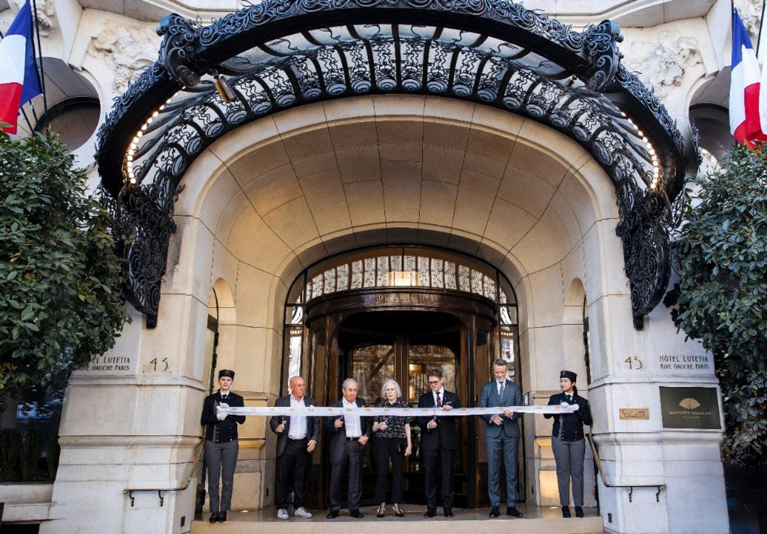 cérémonie inauguration mandarin oriental paris