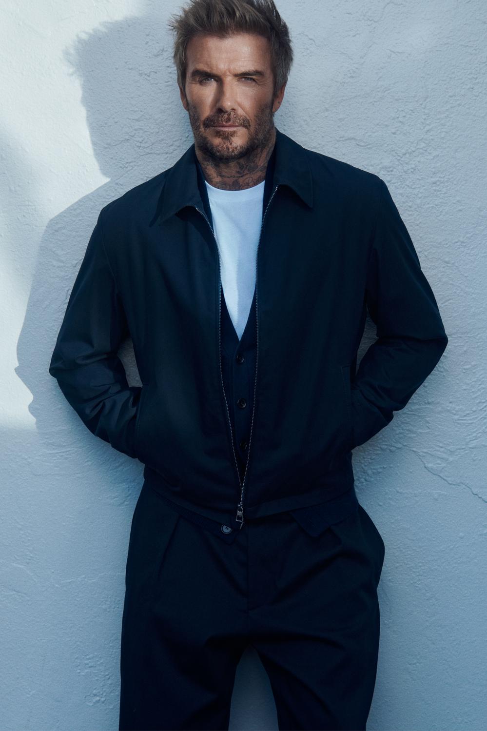 Pour quelle marque de mode travaille David Beckham footballeur professionnel