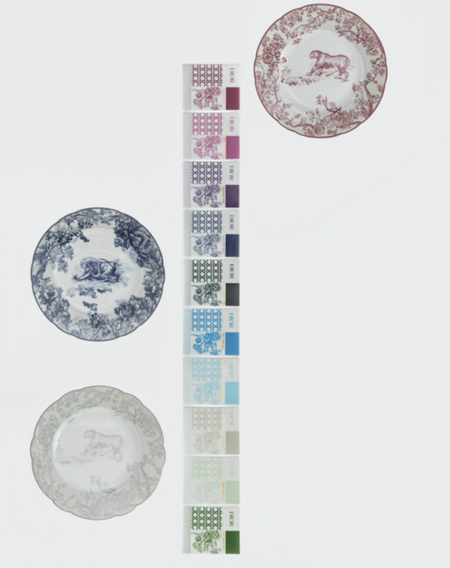assiettes jouy dior personnalisation