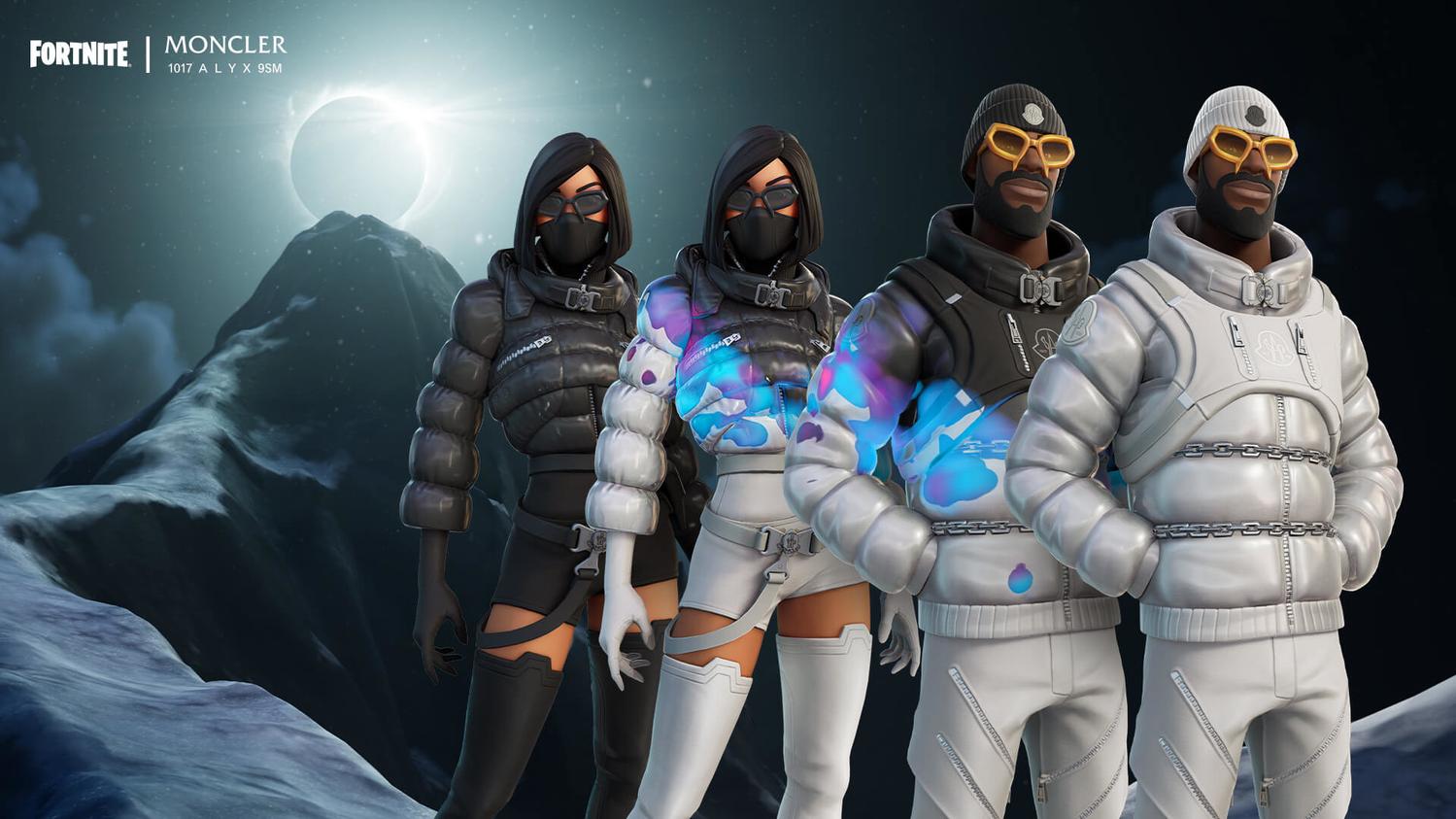 moncler fortnite skins