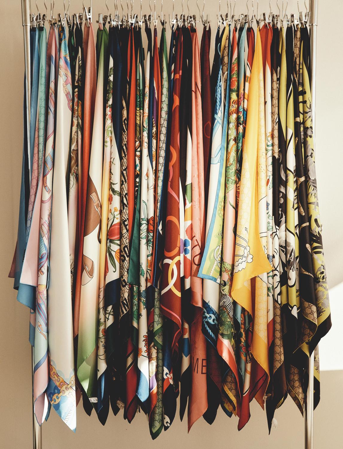 foulards en soie de luxe gucci