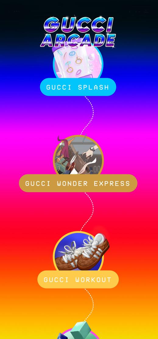 gucci jeux mobile luxe