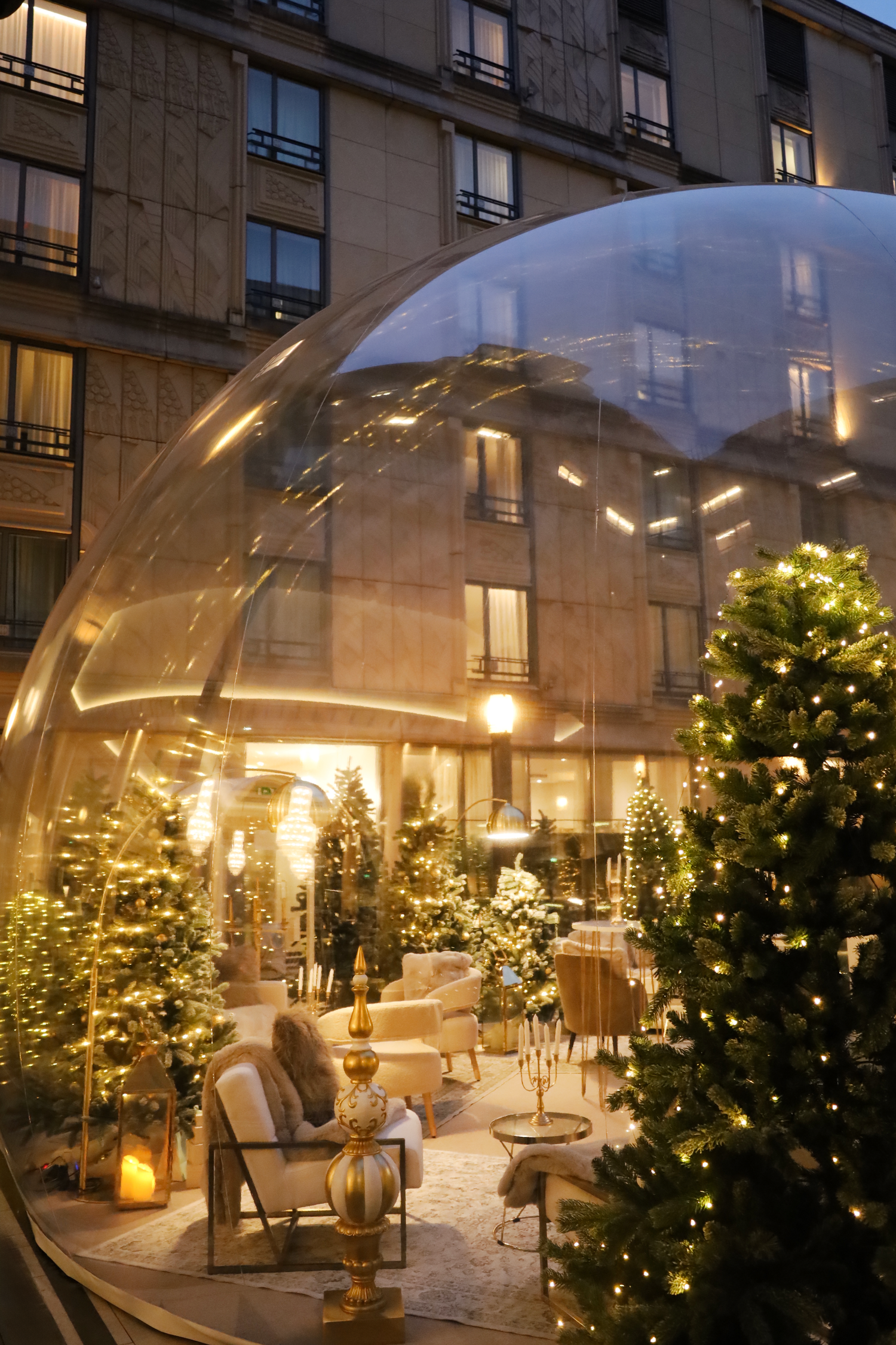 hotel du collectionneur paris ambiance de noel