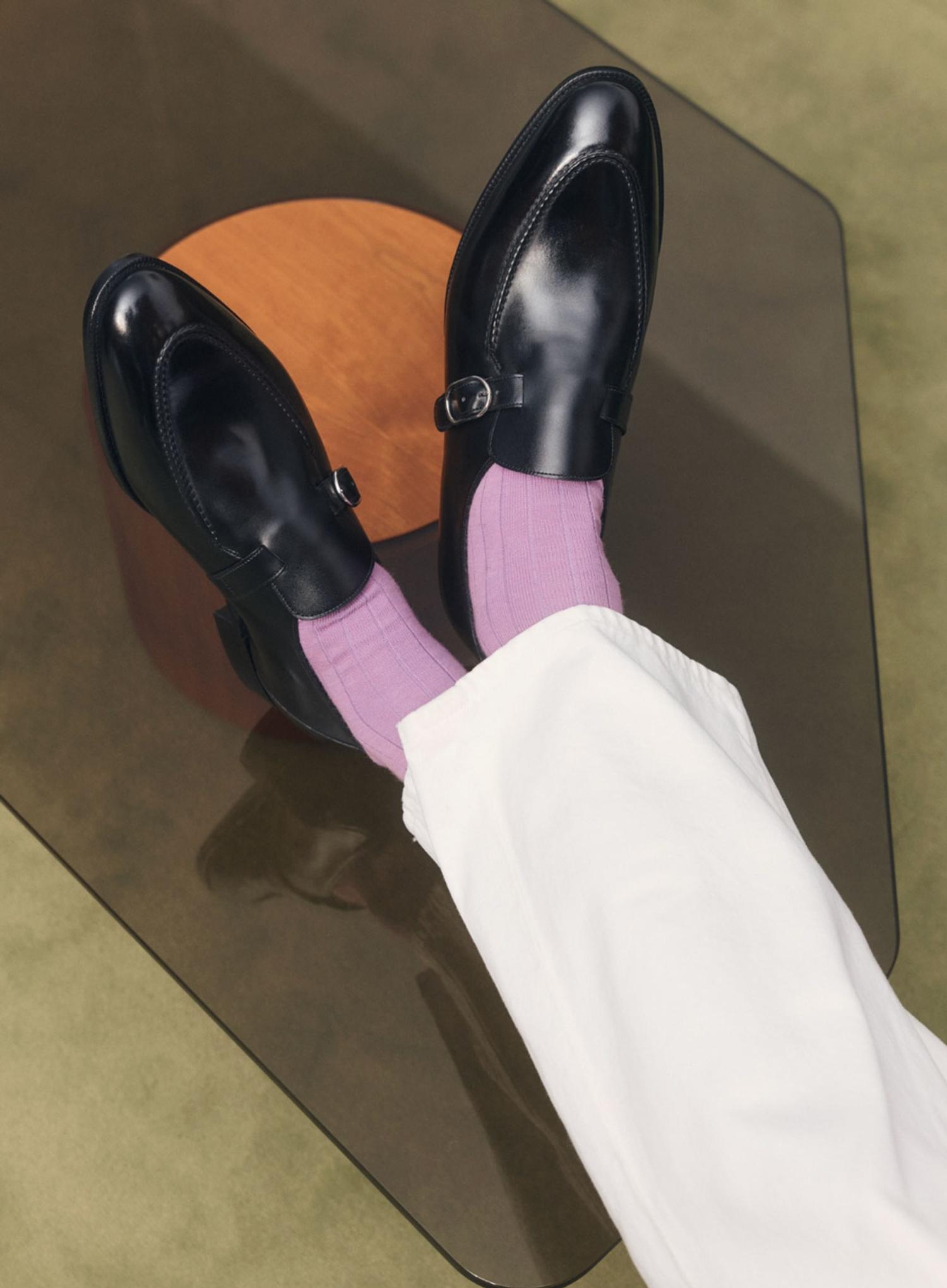 souliers de luxe en cuir pour homme de la marque john lobb, qui appartient à Hermès