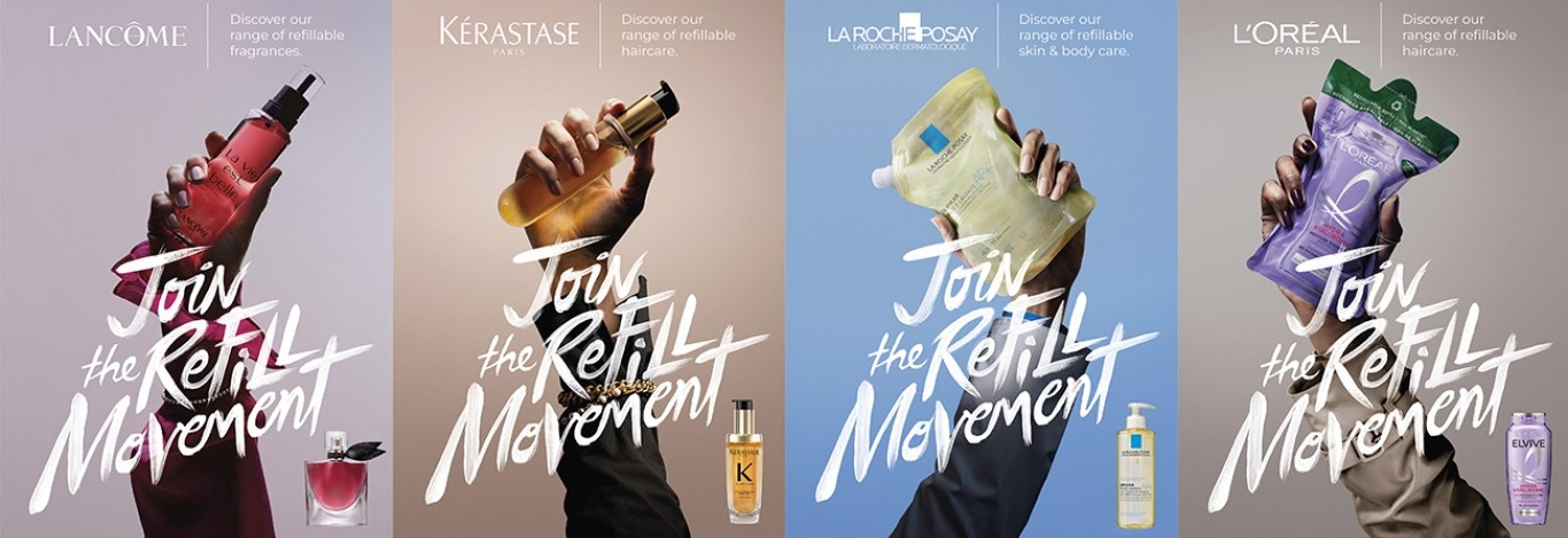 l'oreal group refill movement recharge