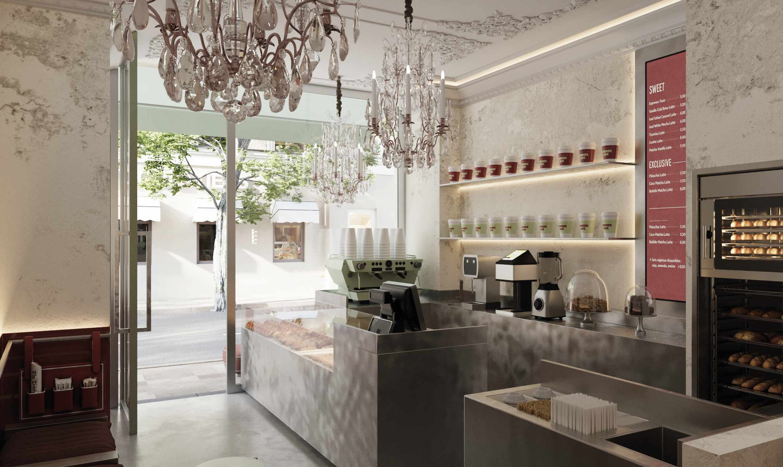 adresse du premier café ladurée à paris, un coffee shop ouvert en mars 2026 au 112 avenue victor hugo