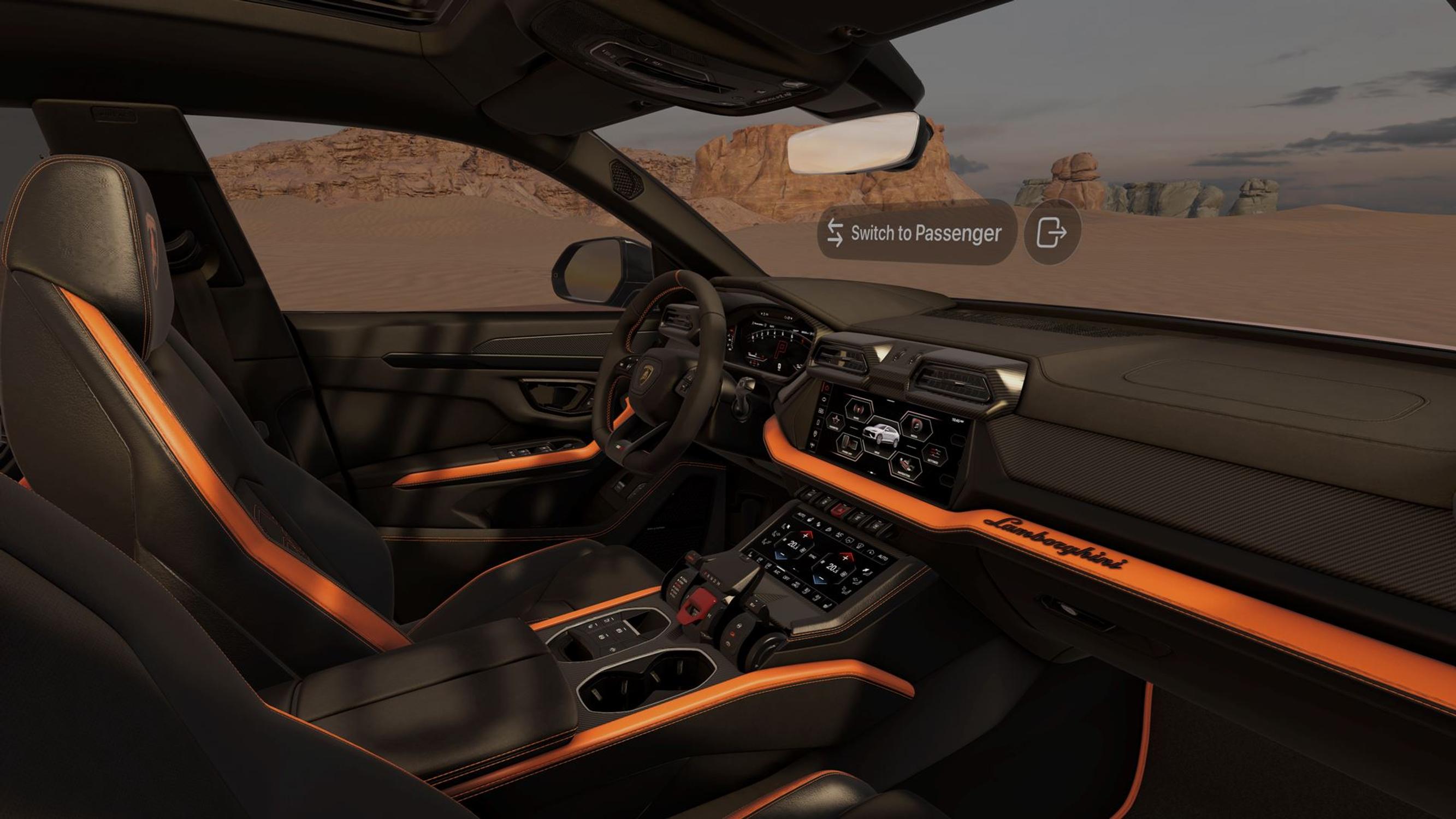 lamborghini apple vision pro