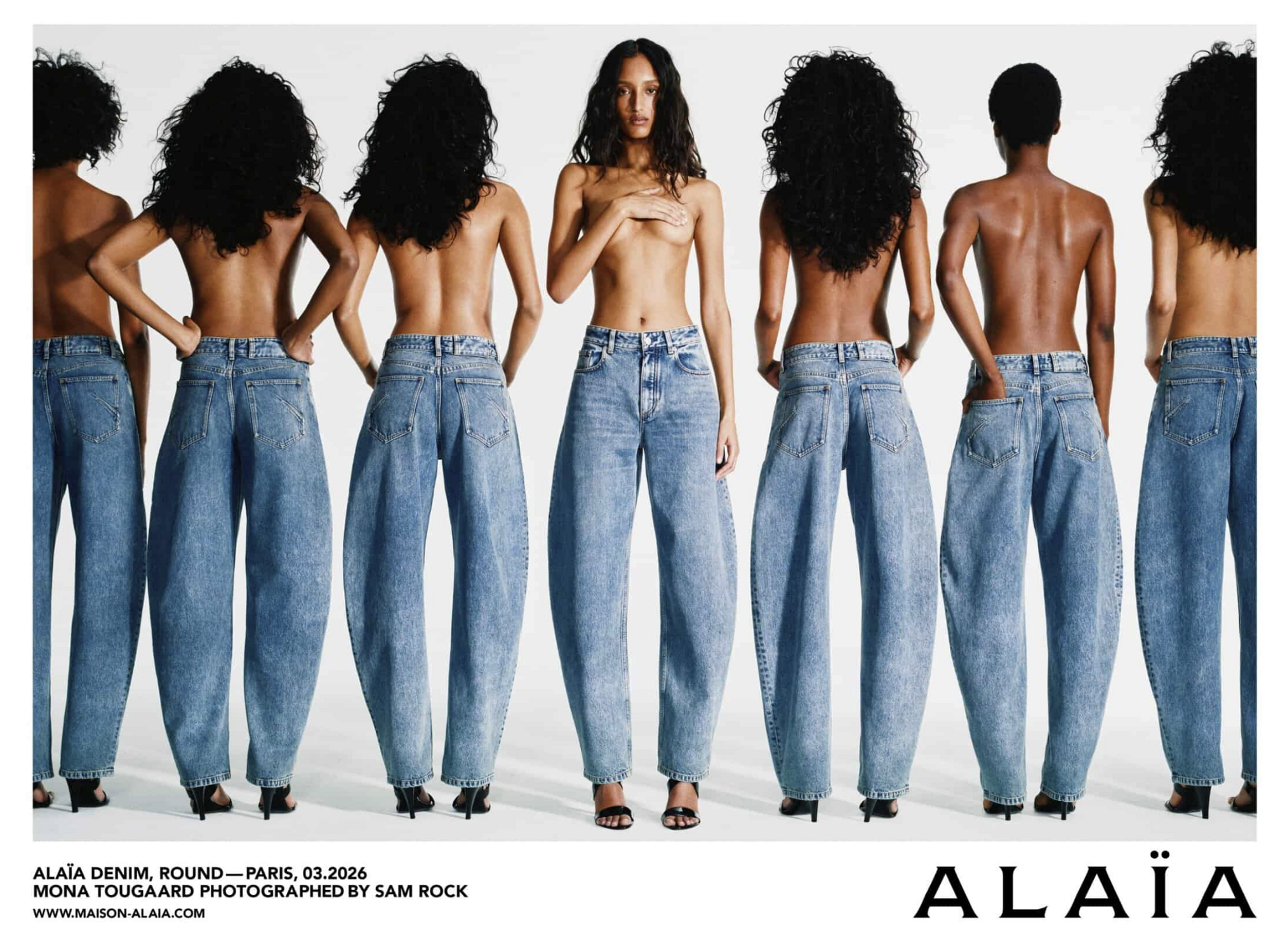 nouvelle marque de jeans de luxe alaia denim