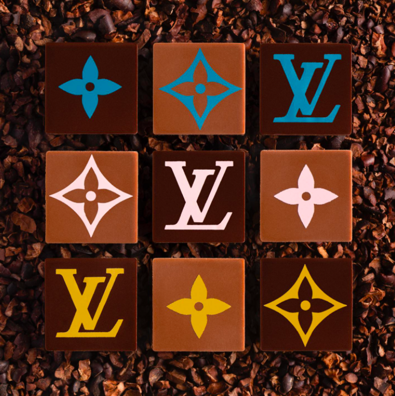 Bonbons de Chocolat par Louis Vuitton - LE TRIBUNAL DES GÂTEAUX