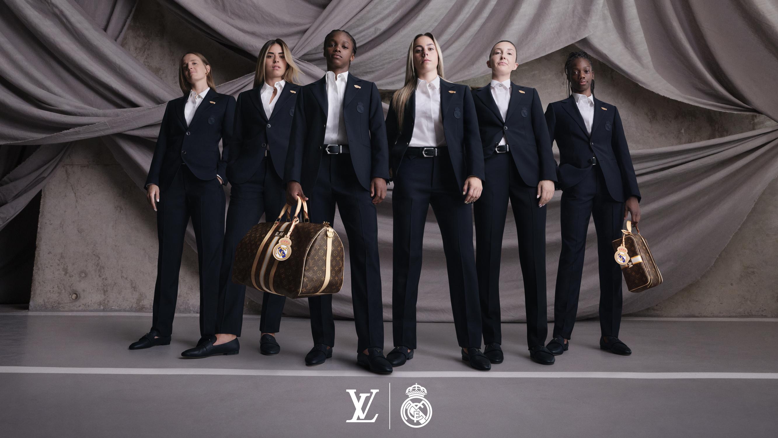 louis vuitton habille equipe feminine real madrid football