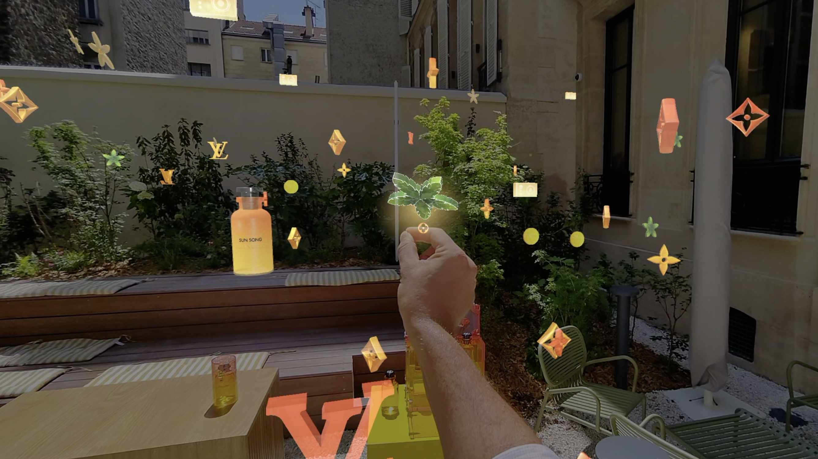 snap lunettes vuitton parfum realite augmentee