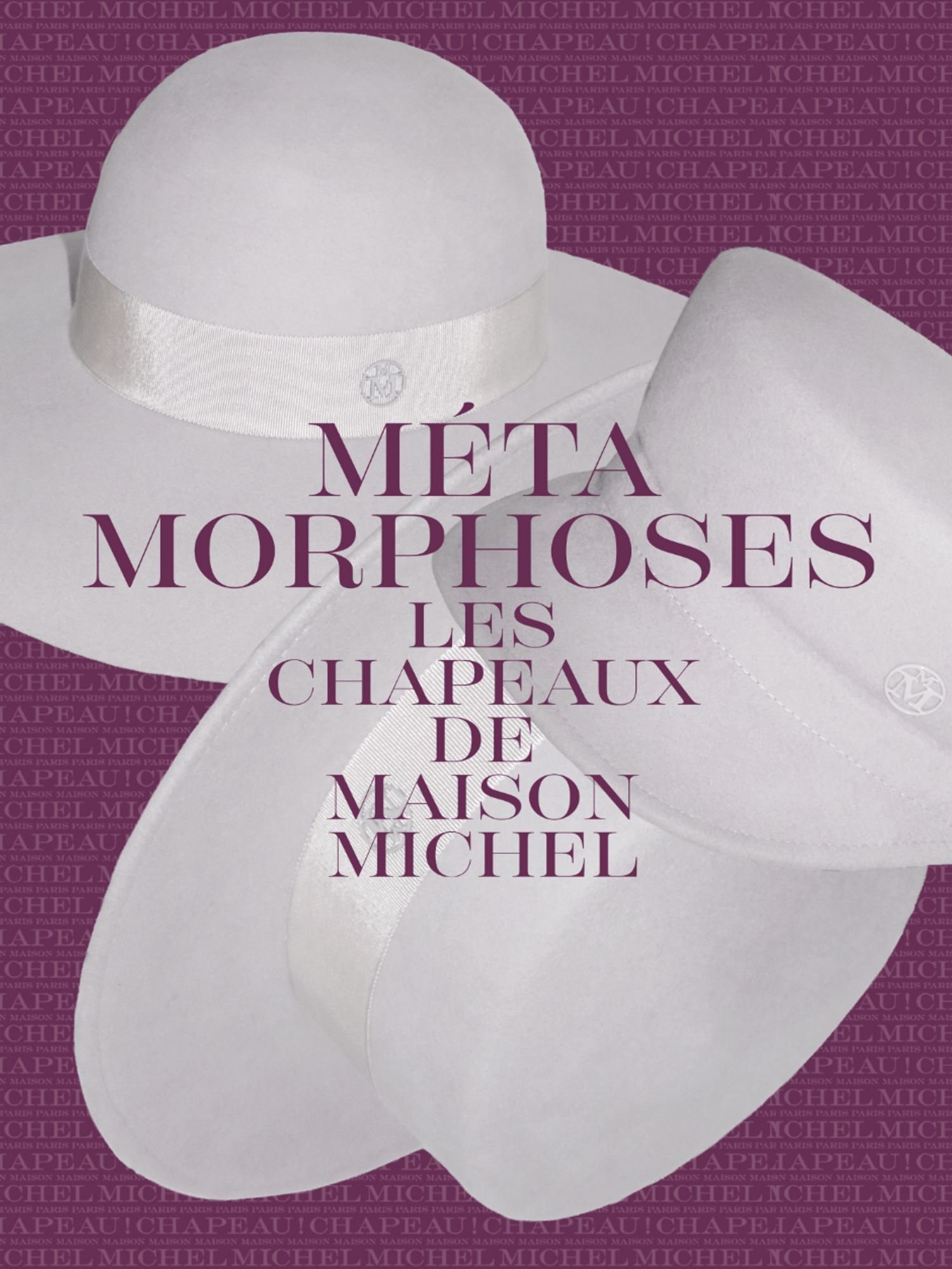 affiche de la nouvelle exposition de mode maison michel à Paris, à l'automne 2026