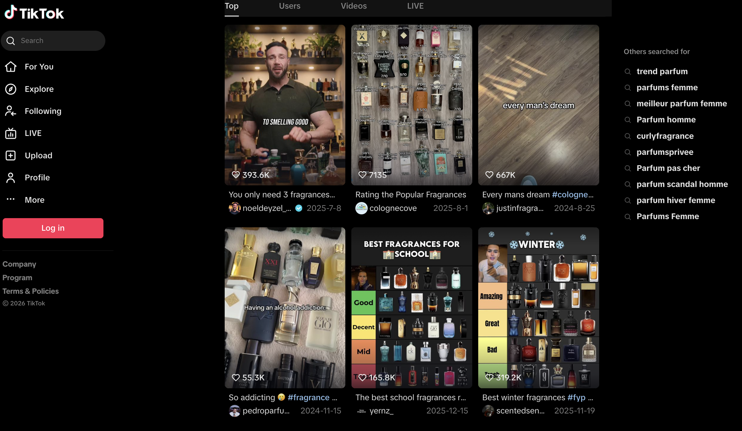 parfums sur tiktok influence étude 2025