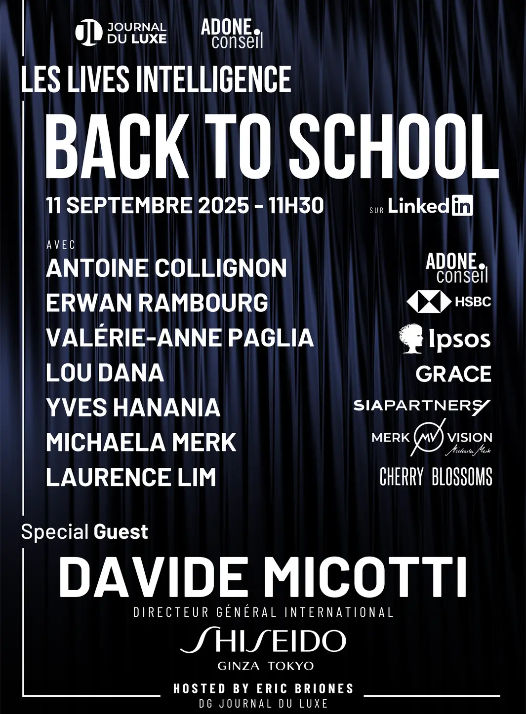 Live Intelligence spécial "Back to School" : RDV le 11 septembre