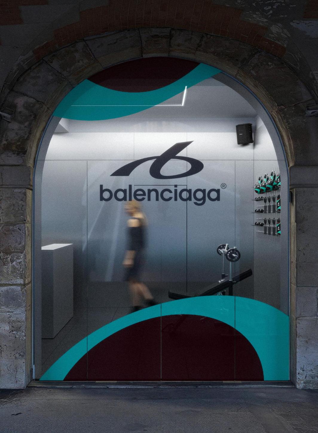 Balenciaga dévoile son pop up parisien dédié au wellness
