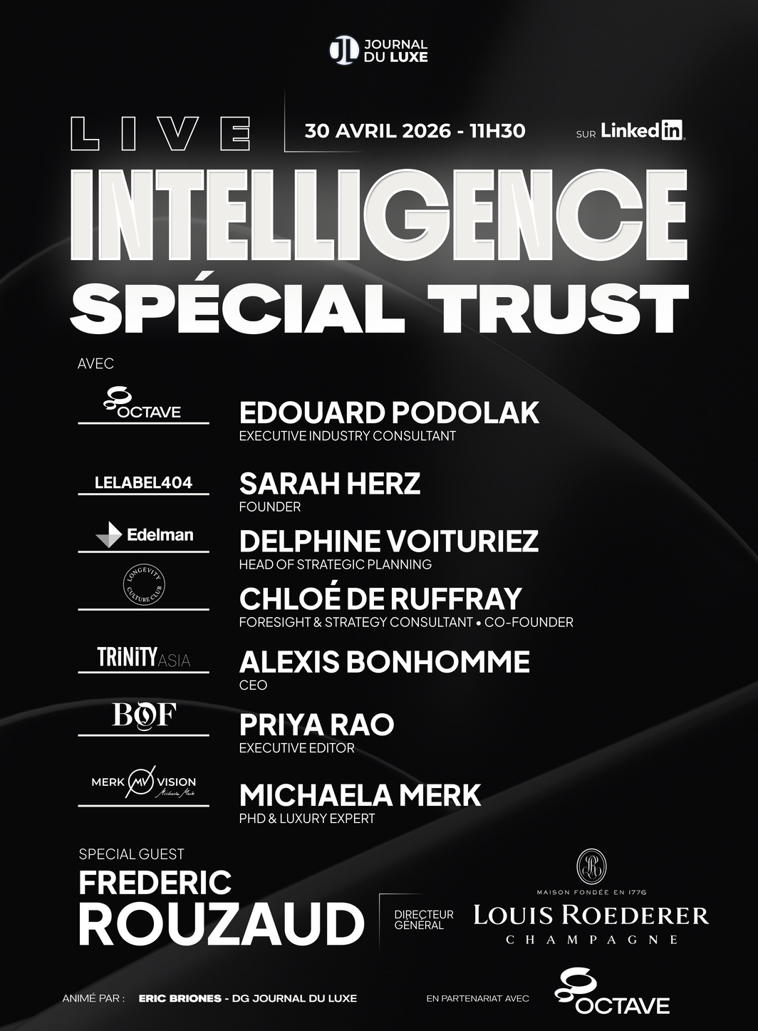 Live Intelligence : la confiance, nouveau capital stratégique du luxe