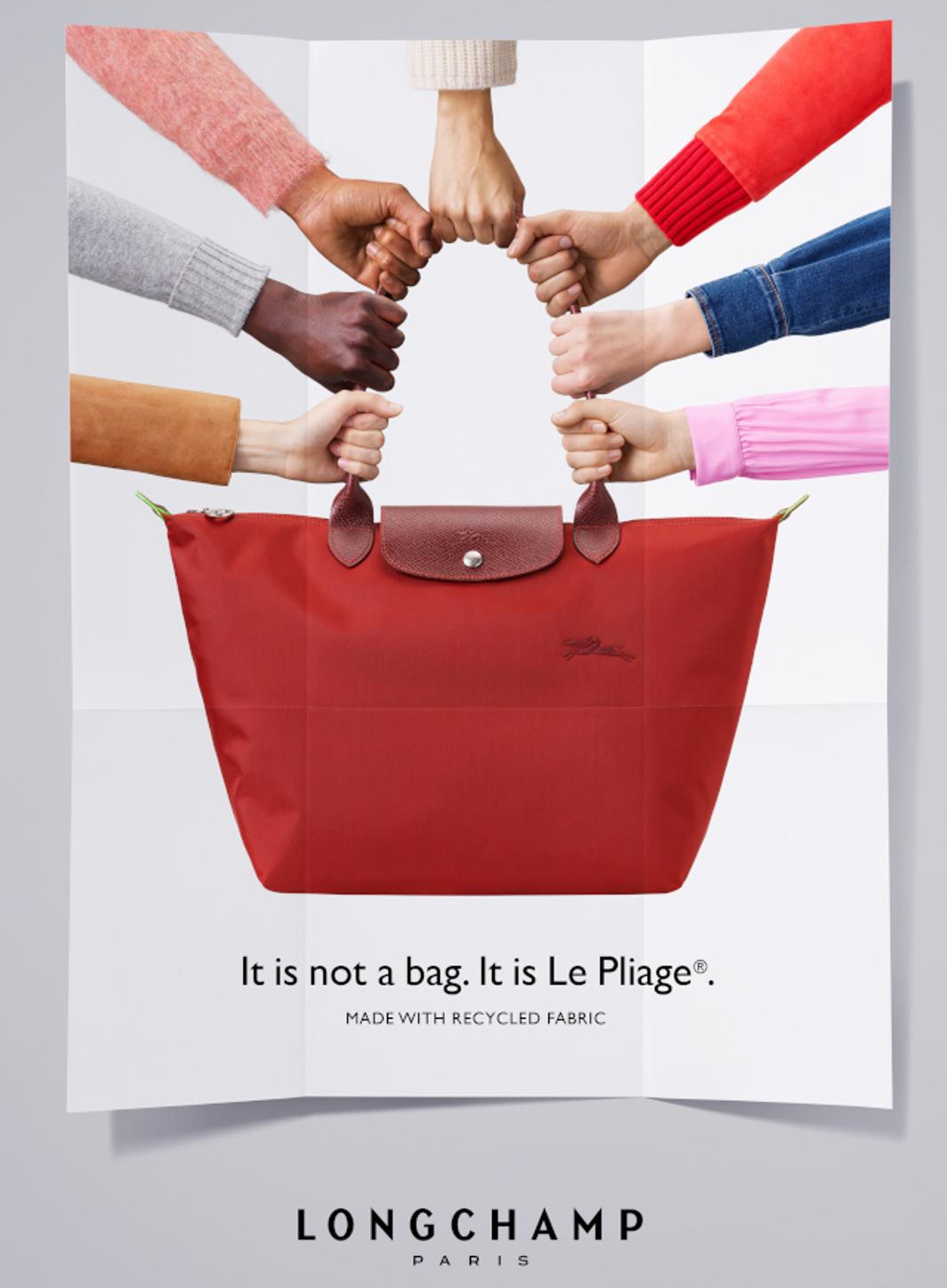 Une première campagne pour Le Pliage de Longchamp.