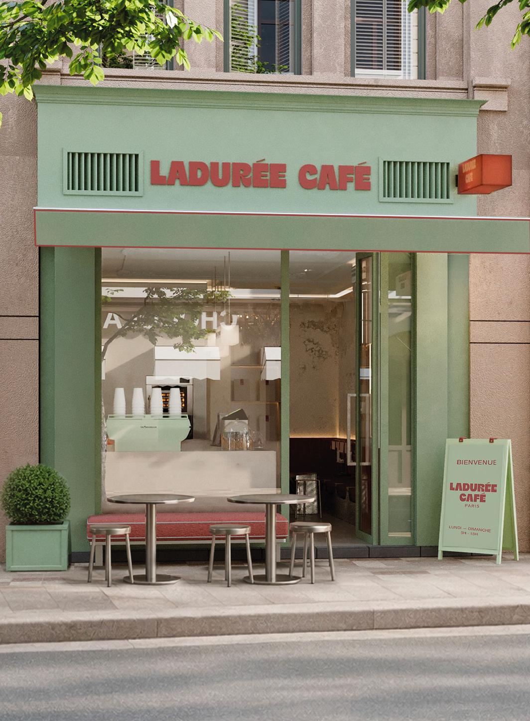 Ladurée lance une nouvelle enseigne de coffee shops, Ladurée Café