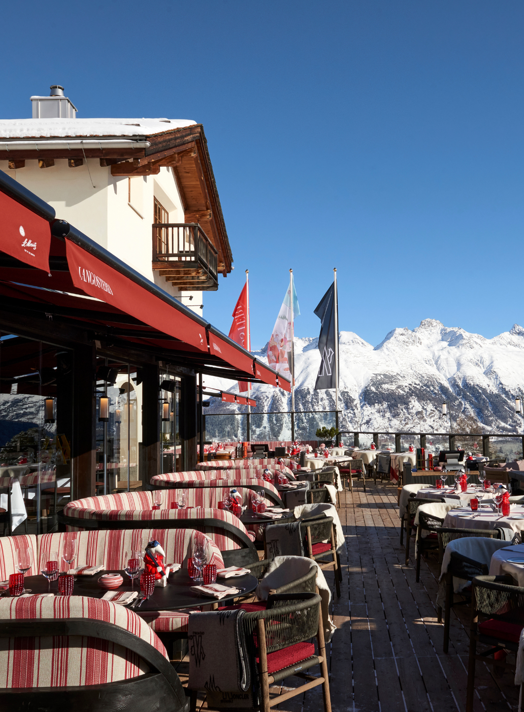 Langosteria : un restaurant sous les flocons et une collaboration avec Moncler.