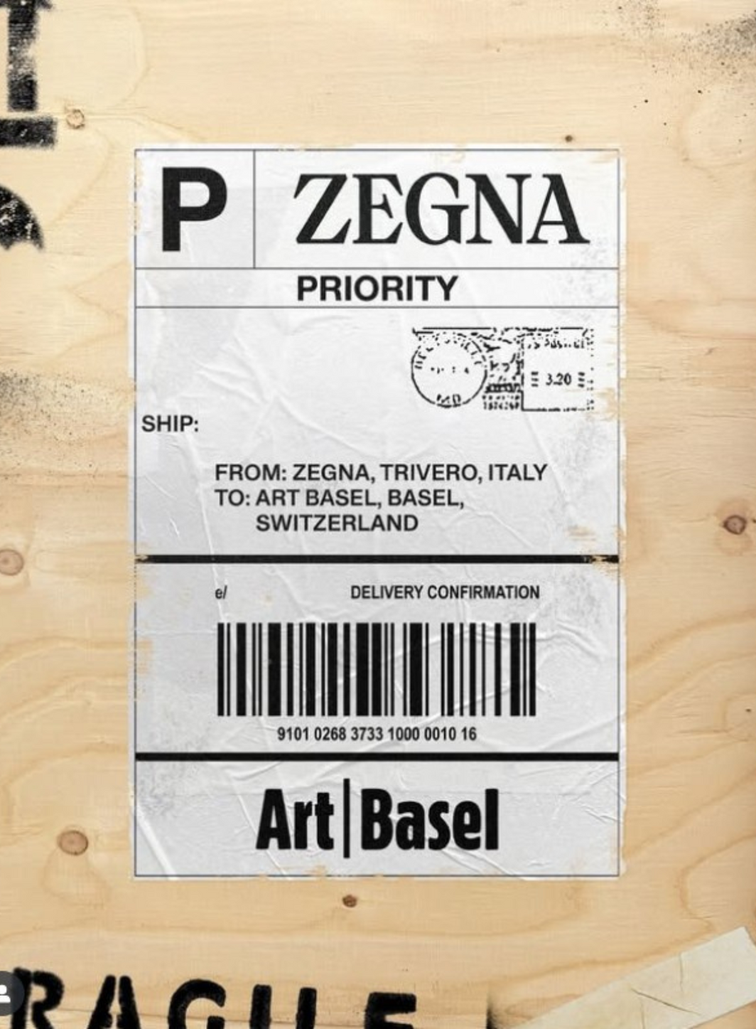 La maison Zegna renforce sa présence dans le monde artistique avec Art Basel