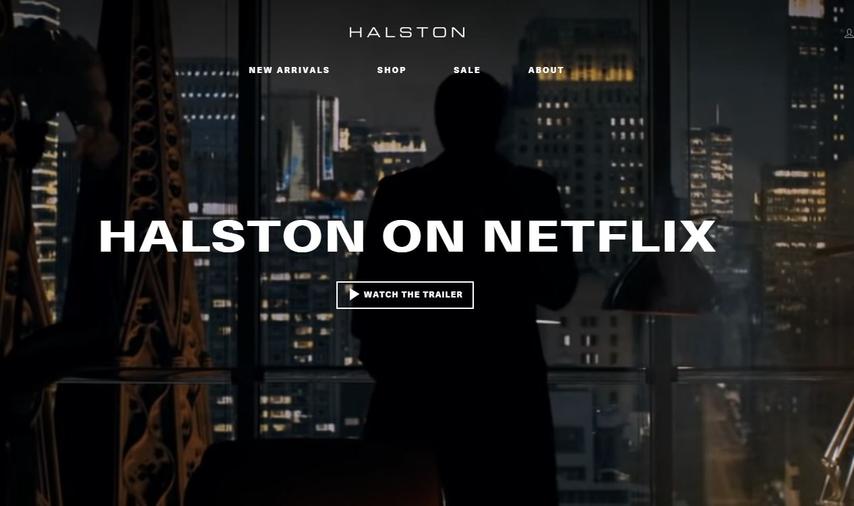 Netflix invente le télé-shopping de luxe avec la marque Halston.