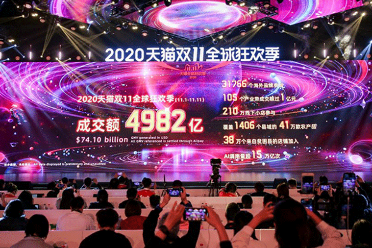 Alibaba : record battu pour le Global Shopping Festival 2020.