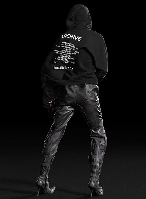 Pour le groupe de rock Archive, Balenciaga intègre des puces NFC musicales à ses vêtements.