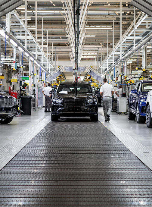 Bentley : un record de ventes au premier semestre 2021.