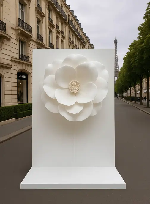 L’avenue Montaigne organise un show floral en collaboration avec les grandes Maisons du quartier