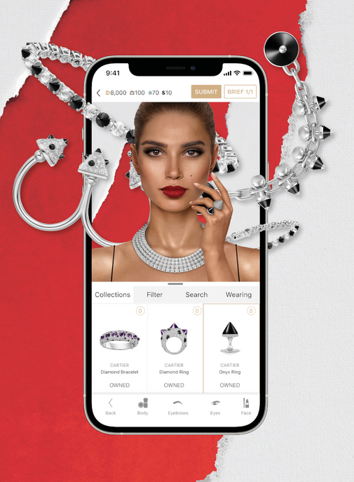 Cartier intègre le jeu de mode Drest.