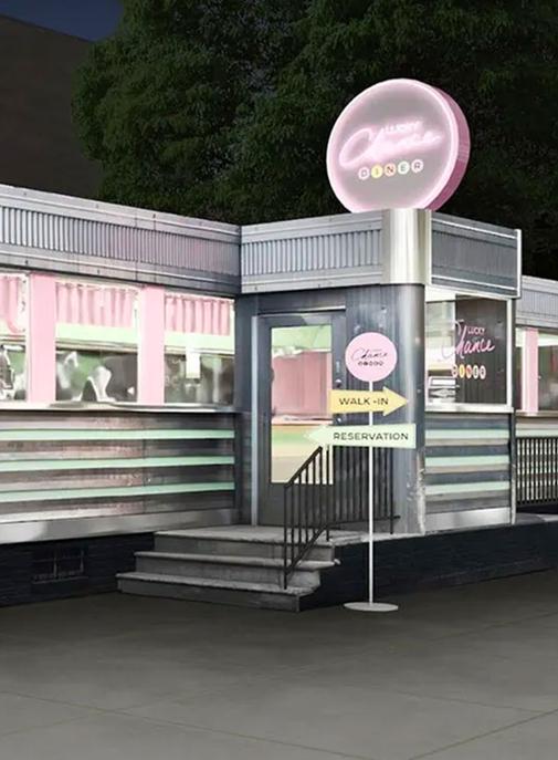 Chanel investit un restaurant pour son opération Lucky Chance Diner.