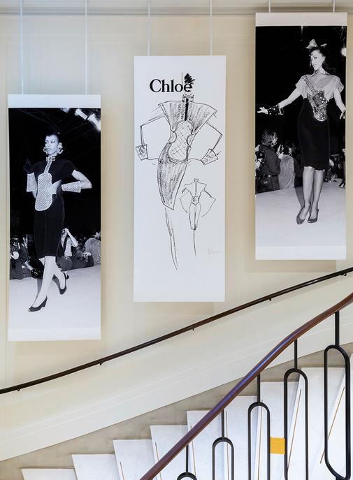 Chloé expose Karl Lagerfeld à Paris.