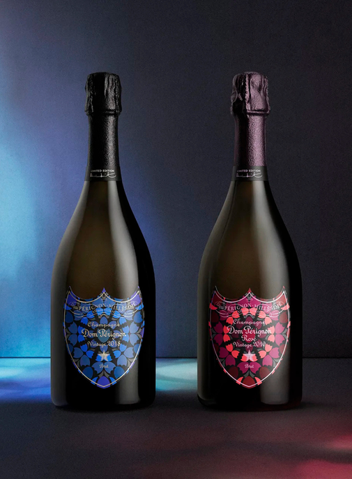 Dom Pérignon confie ses bouteilles à Damien Hirst