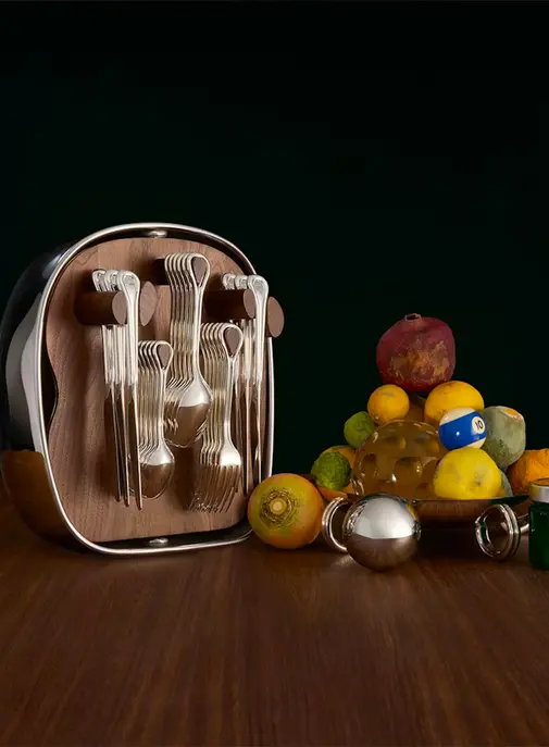 Charlotte Chesnais x Christofle : le Bijou s’invite à table
