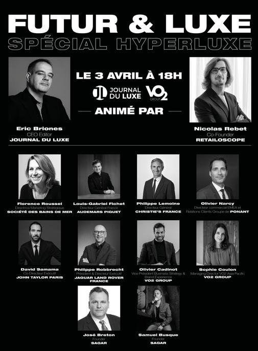 Futur & Luxe - spécial HyperLuxe : le plus grand webinar de l'histoire du Journal du Luxe.