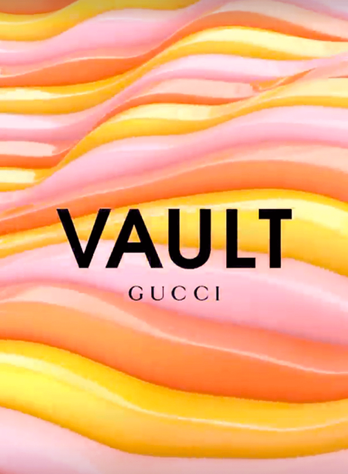 Gucci fait monter le suspens autour de son Gucci Vault.