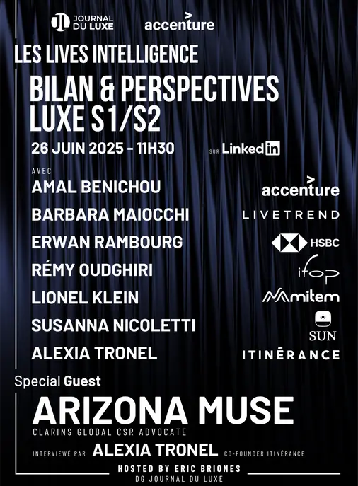 Live Intelligence spécial "Bilan & Perspectives Luxe" : RDV le 26 juin